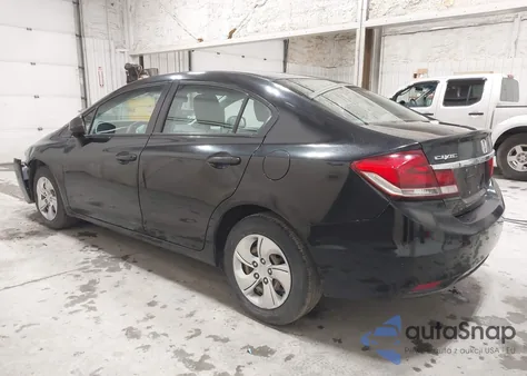 2013 Honda Civic Lx from USA, damaged, VIN 2HGFB2F54DH591827